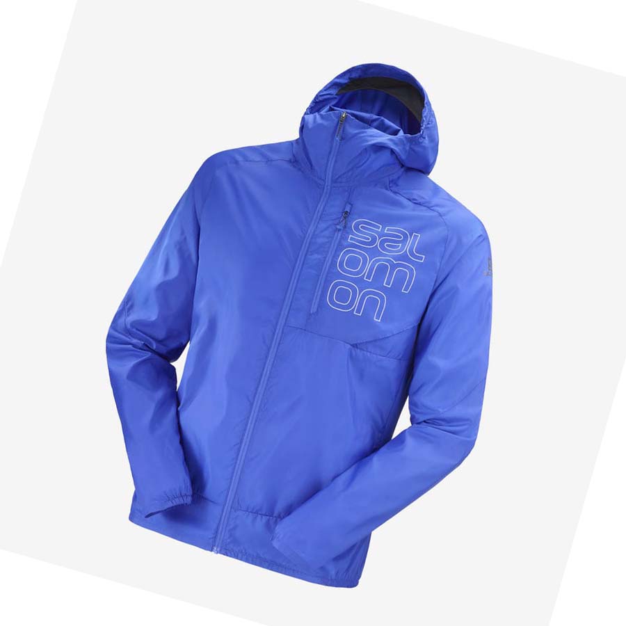 Chaquetas Salomon BONATTI CROSS WIND WINDBREAKERS Hombre Azules | MX 3265FDN